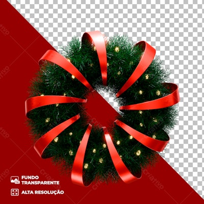 Icone Natalino Guirlanda PNG com fundo transparente