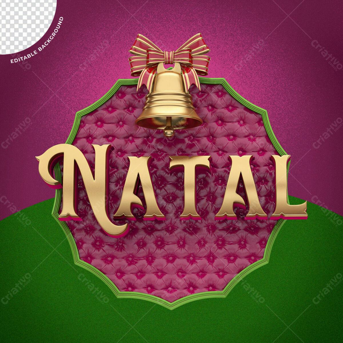 Arte Natalina para Postagem de Boas Festas PSD Editável