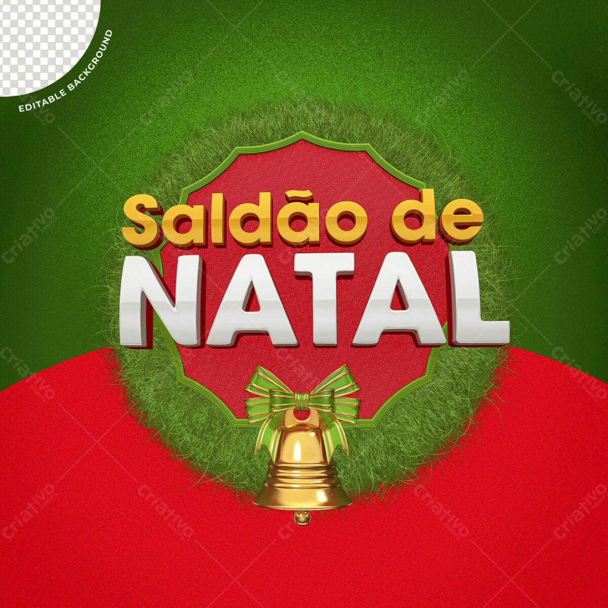 Flyer Saldão de Natal PSD Editável
