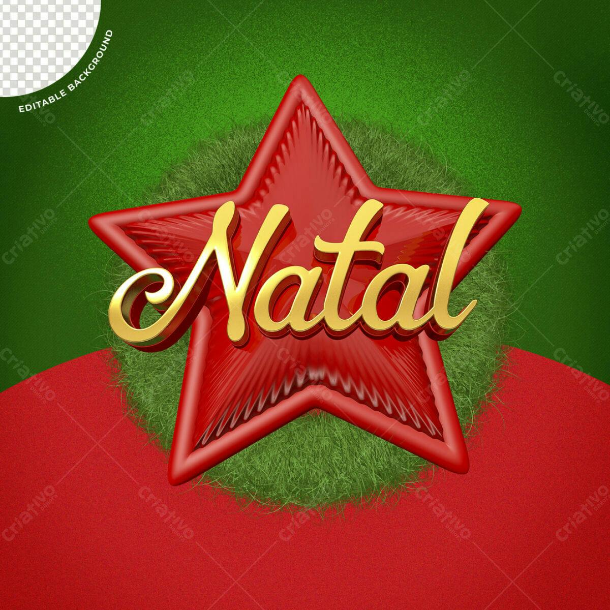 Postagem de Natal PSD Editável