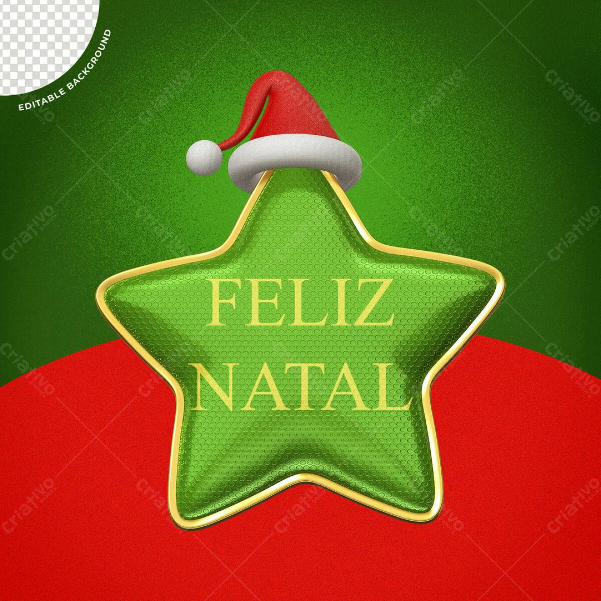 Postagem de Natal PSD Editável