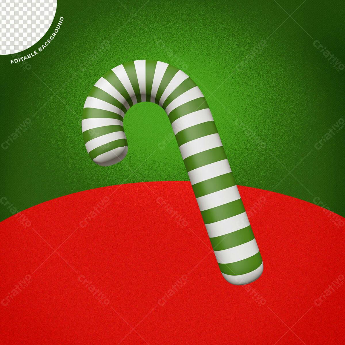 Postagem de Boas Festas com Pirulito PSD Editável