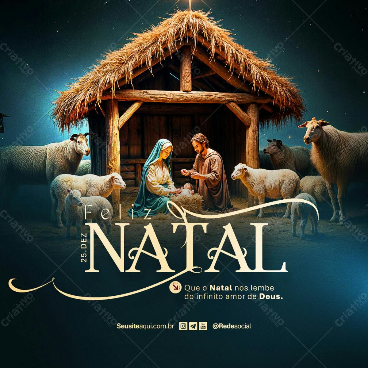 Flyer Natalino PSD Editável