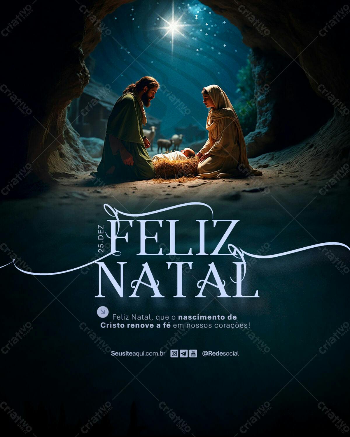 Flyer Natalino PSD Editável