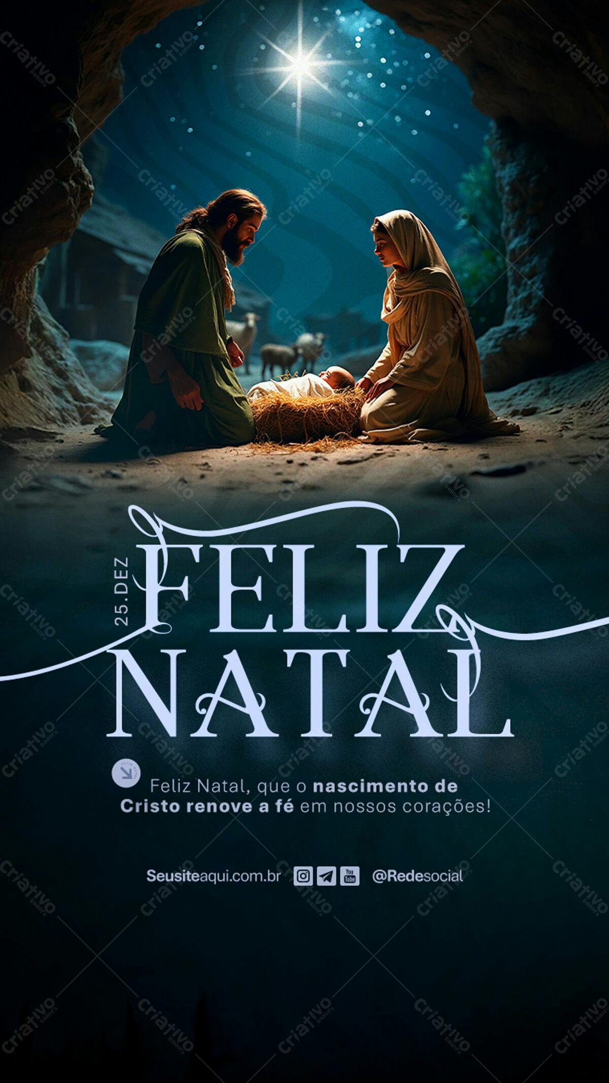 Flyer Natalino PSD Editável