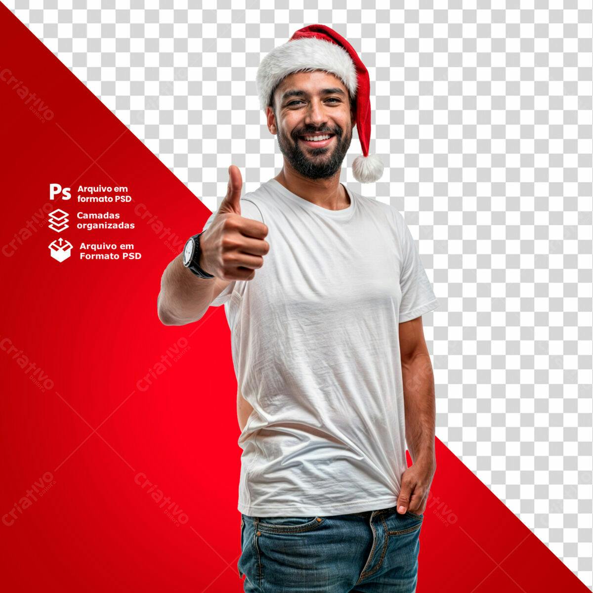 Imagem Natalina PSD Editável