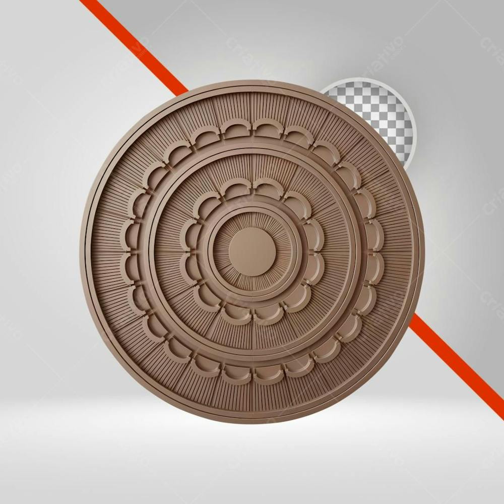 Círculo 3D Ornamentado, Elipse Para Texto Png Transparente 