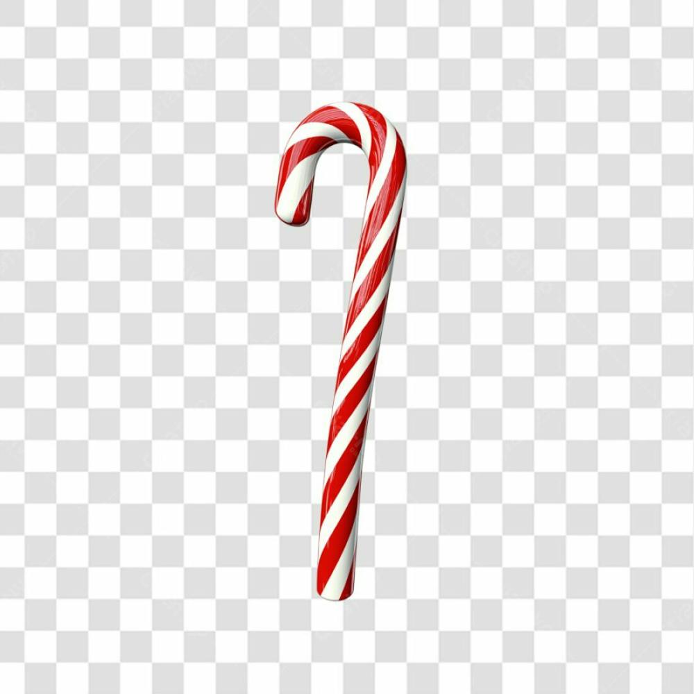 Pirulito Vermelho E Branco De Natal Png Transparente