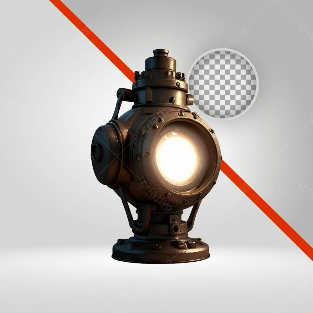 Luz Spot 3D, Farol, Lanterna, Refletor De Show, Elemento Png