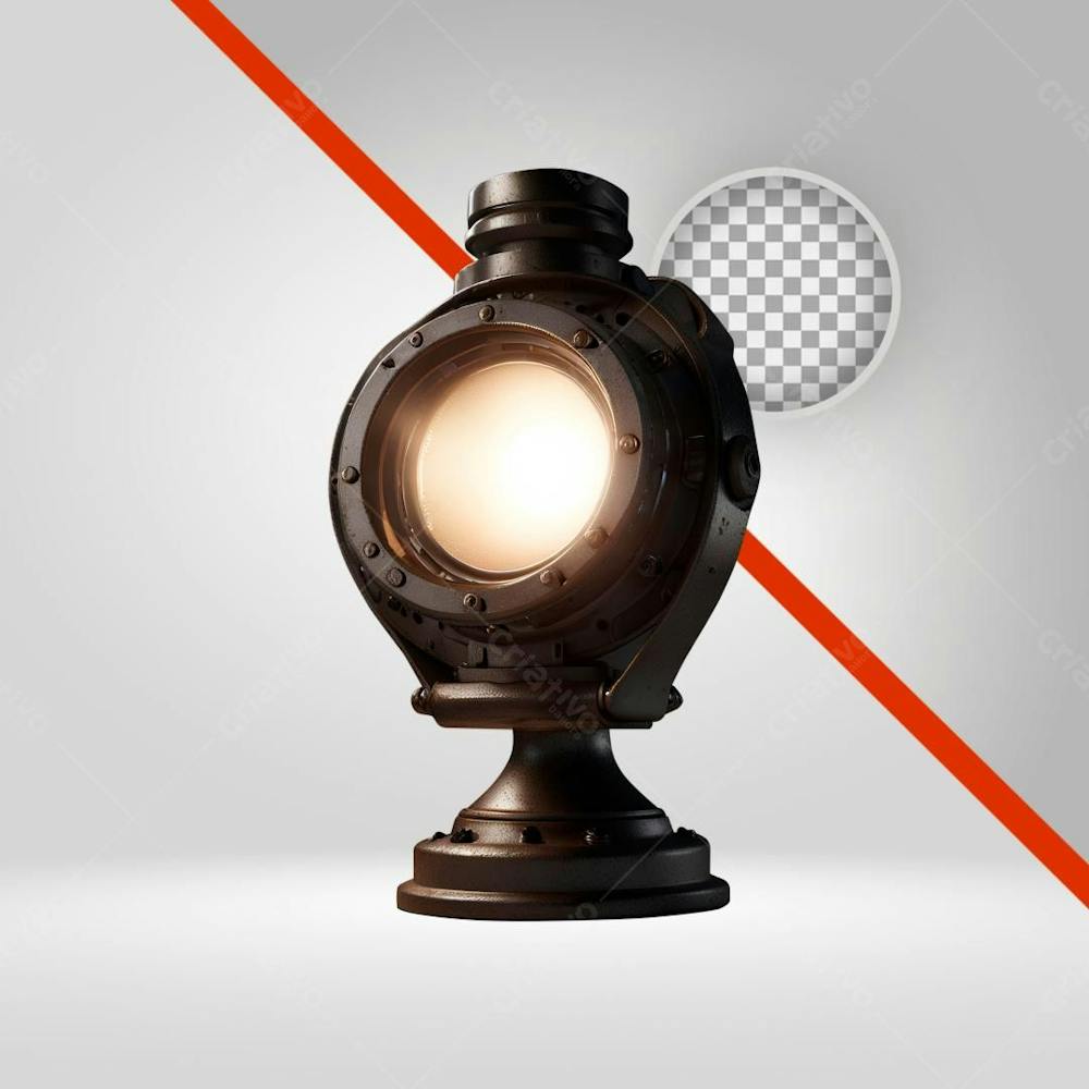 Luz Spot 3D, Farol, Lanterna, Refletor De Show, Elemento Png