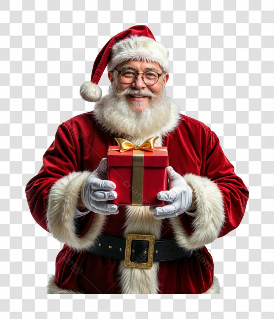 Icone Papai Noel Natal PNG com fundo transparente