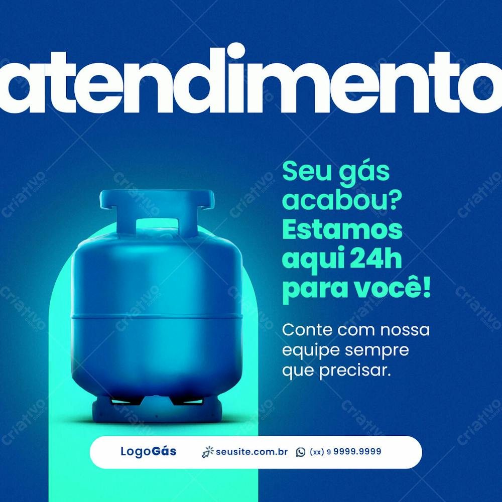 Social Media Distribuidora De Gás Atendimento