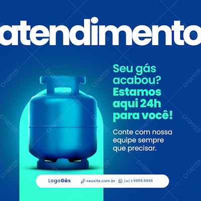 Social Media Distribuidora De Gás Atendimento
