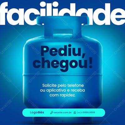 Social Media Distribuidora De Gás Facilidade
