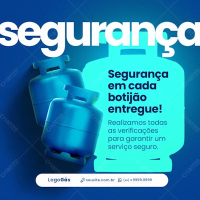 Social Media Distribuidora De Gás Segurança