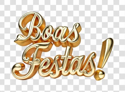 Texto Boas Festas Png