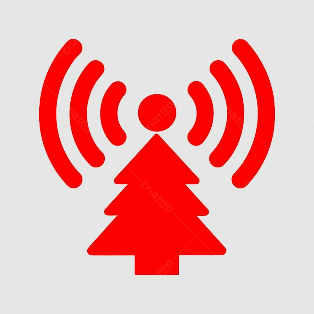 Icon Logo Wifi Natal vector