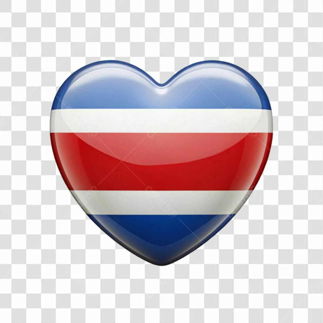 Icone Costa Rica PNG com fundo transparente