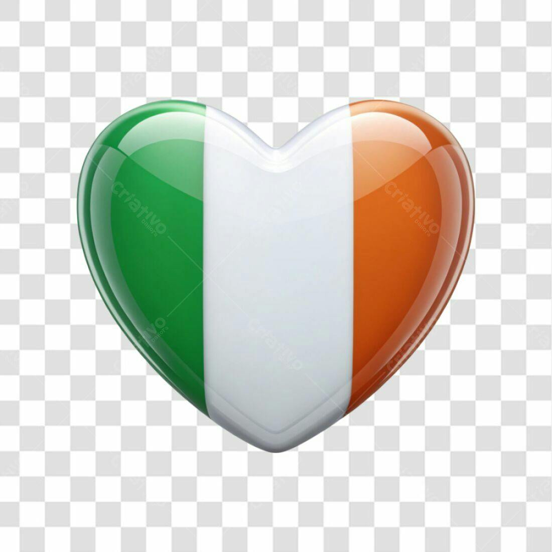 Icone Irlanda PNG com fundo transparente