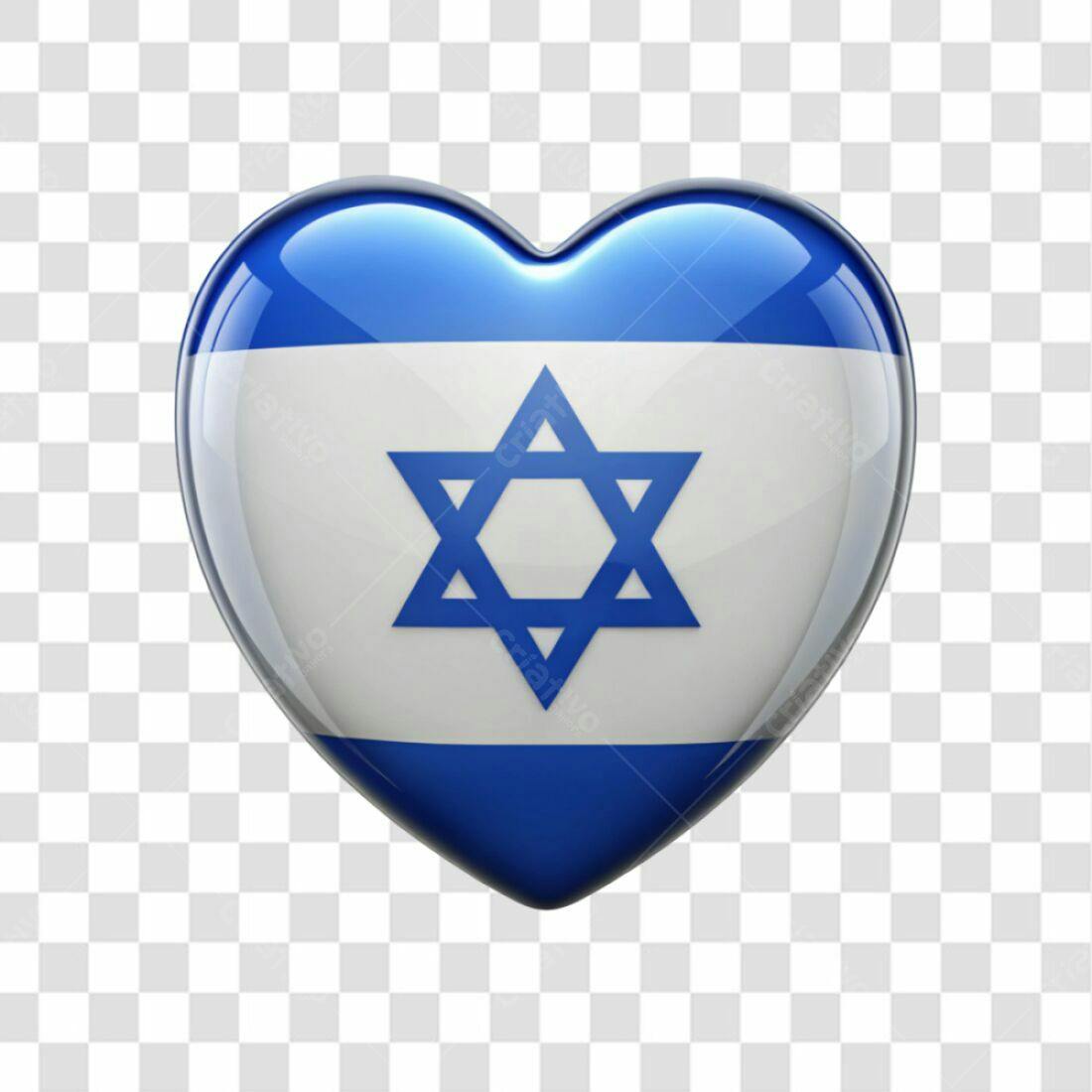 Icone Israel PNG com fundo transparente