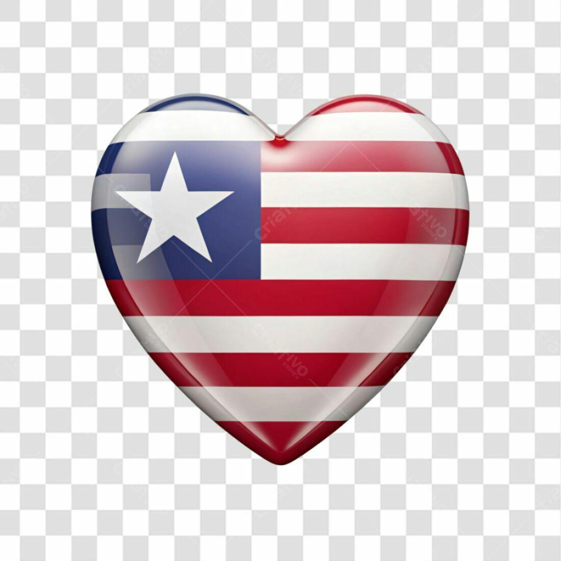 Icone Liberiano PNG com fundo transparente