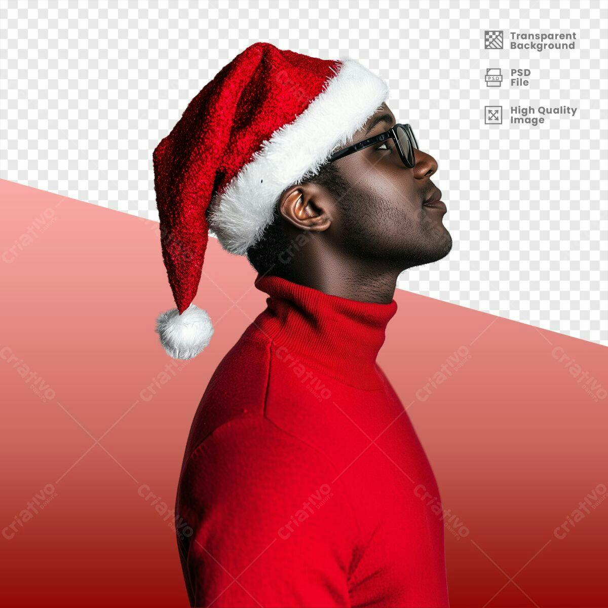 Imagem de Perfil Natalina PSD Editável