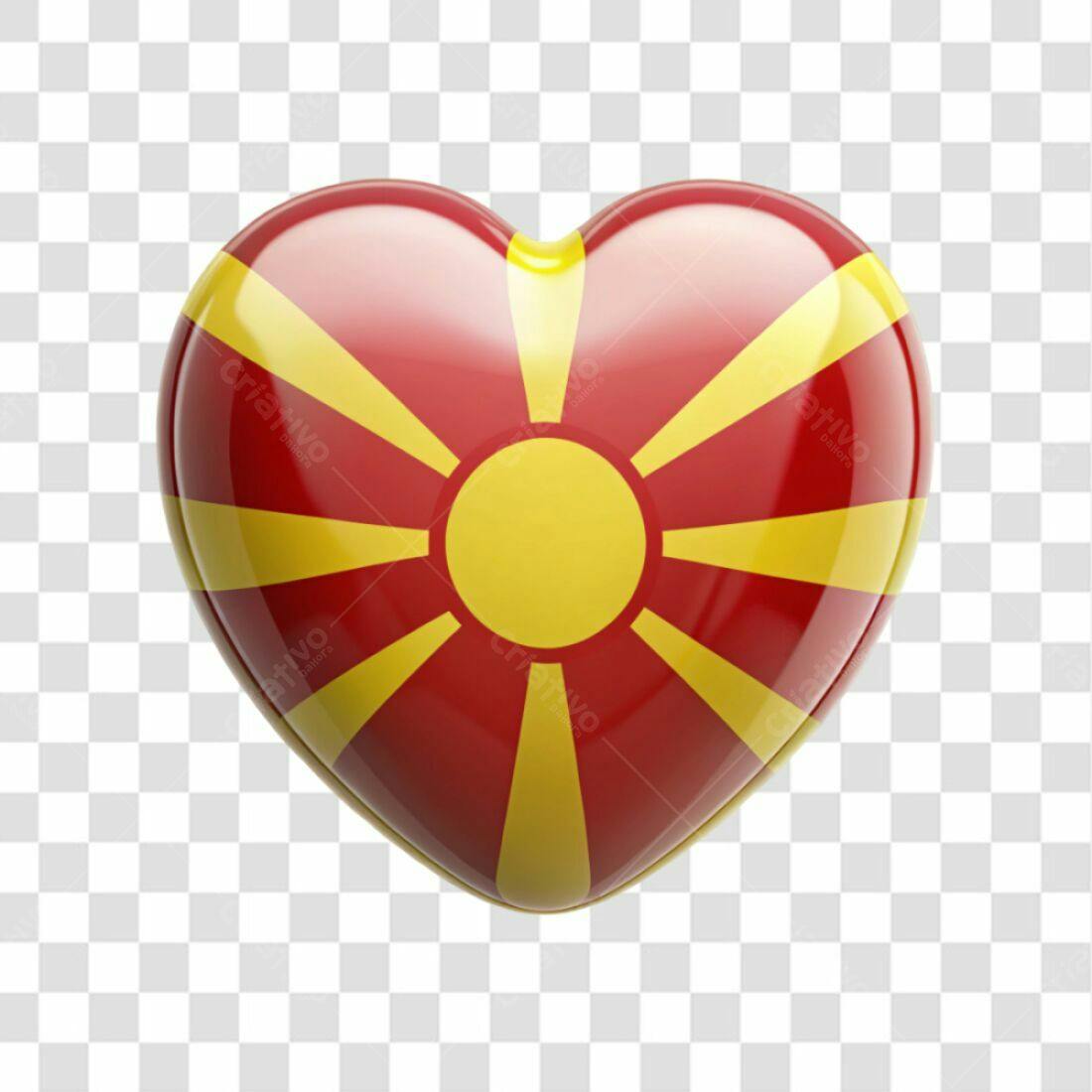 Icone Macedônia PNG com fundo transparente