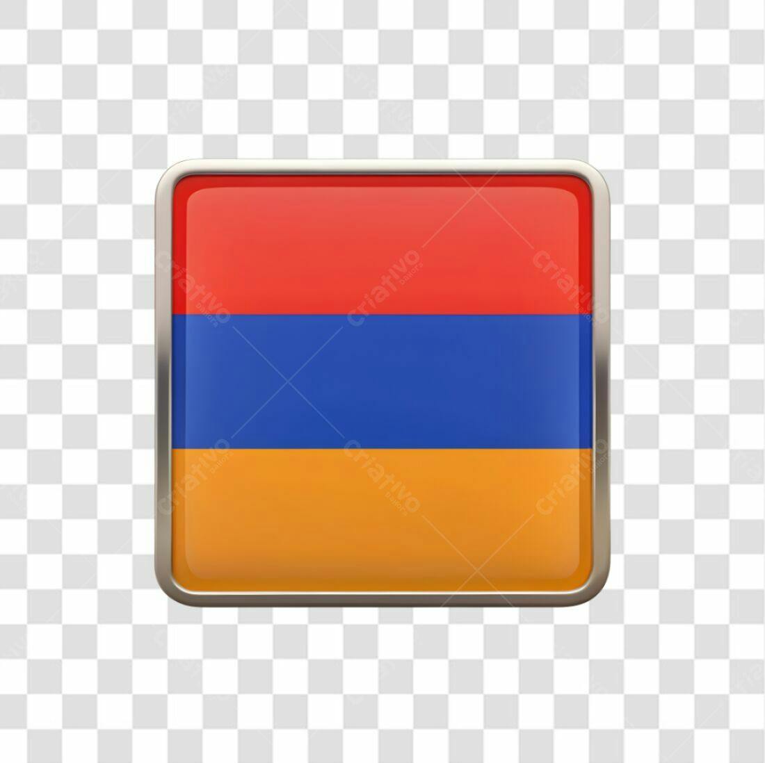 Bandeira Armênia PNG com fundo transparente