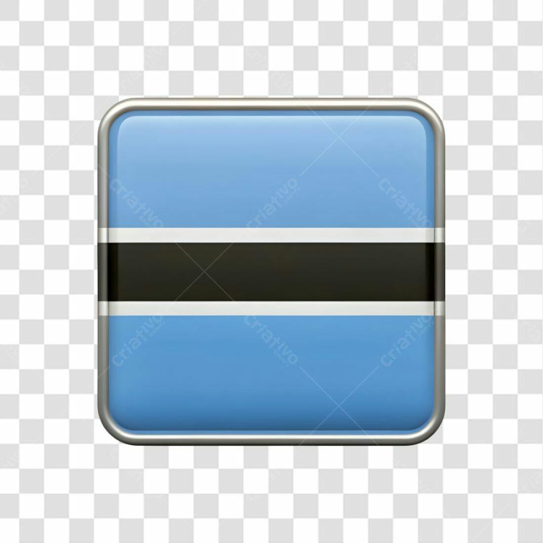 Icone Botsuana PNG com fundo transparente