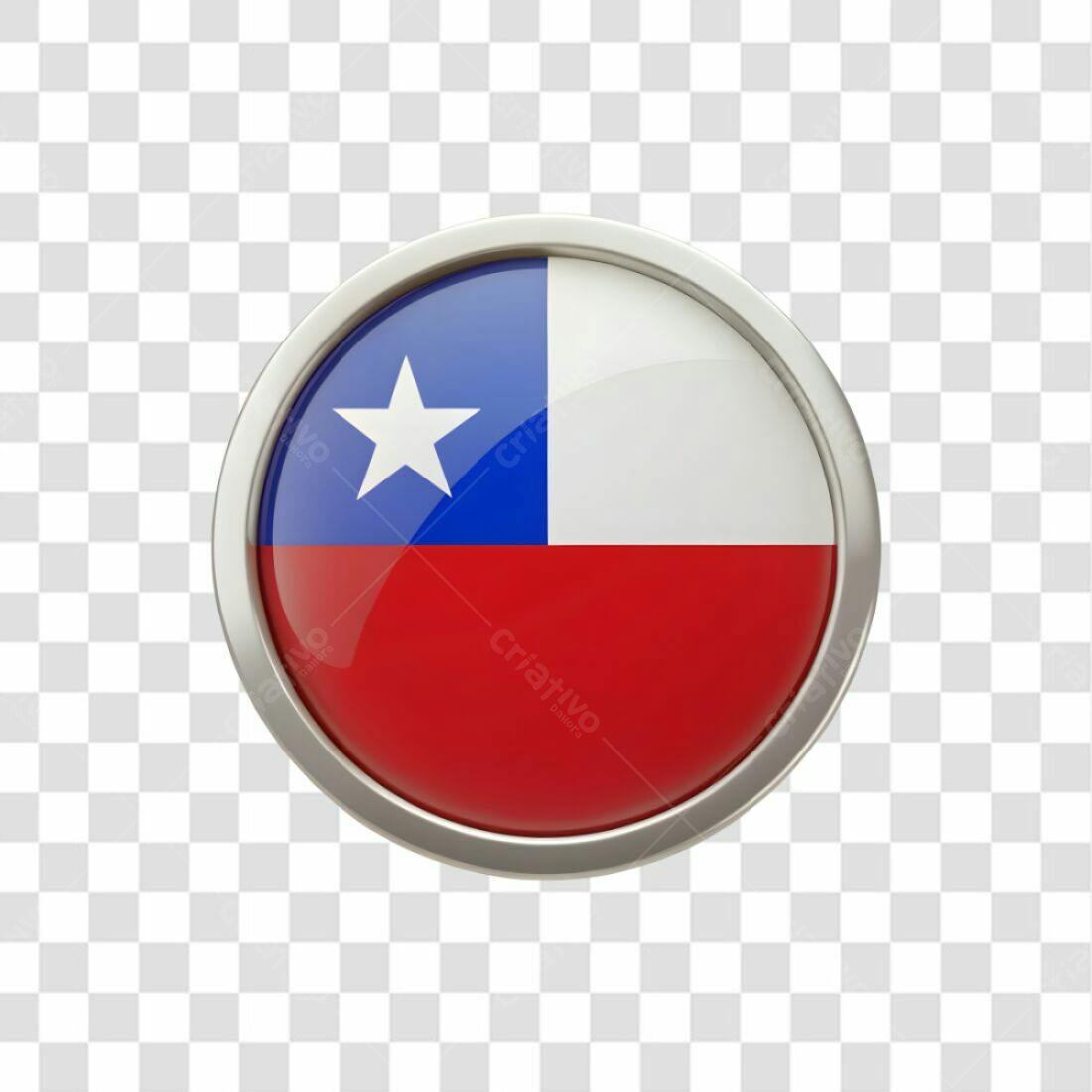 Selo Chile PNG com fundo transparente