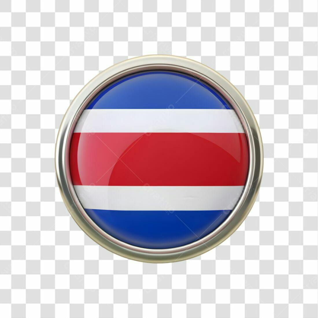 Selo Costa Rica PNG com fundo transparente