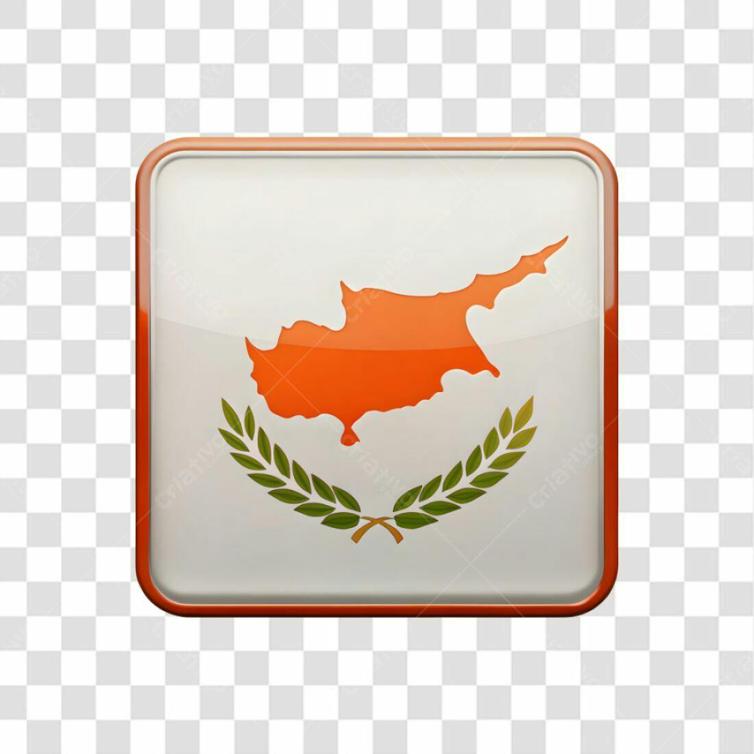 Icone Chipre PNG com fundo transparente