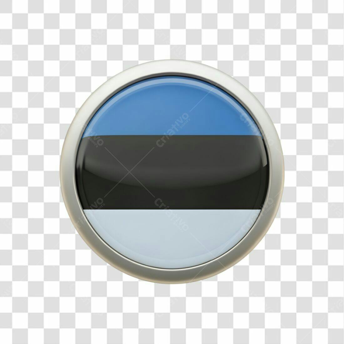 Selo Estônia PNG com fundo transparente