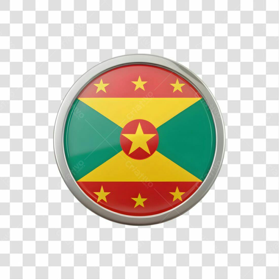 Selo Grenada PNG com fundo transparente