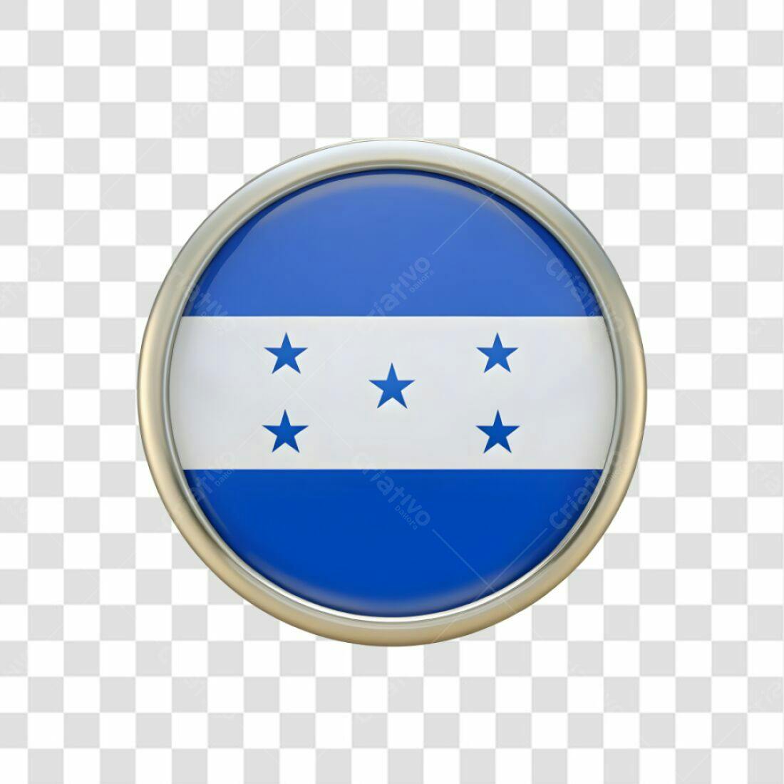 Ícone Bandeira Honduras PNG com fundo transparente