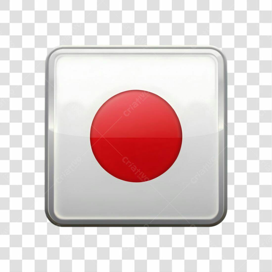 Icone Japão Bandeira PNG com fundo transparente