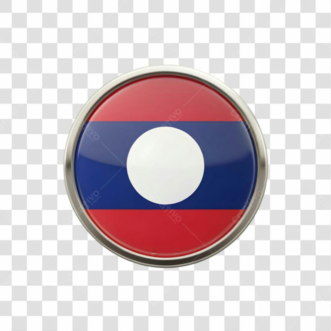 Selo Laos PNG com fundo transparente