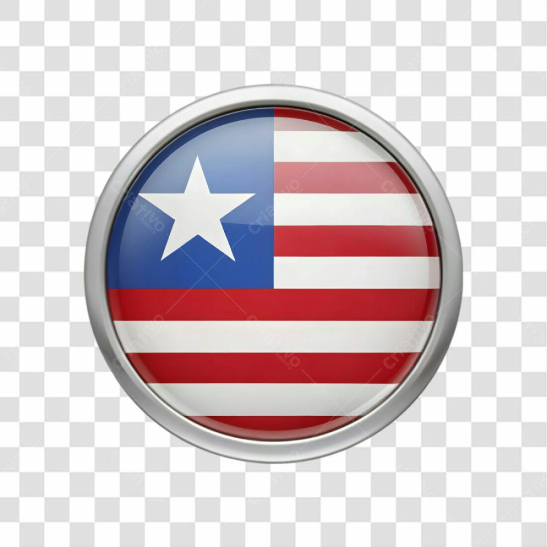Icone Libéria Bandeira PNG com fundo transparente