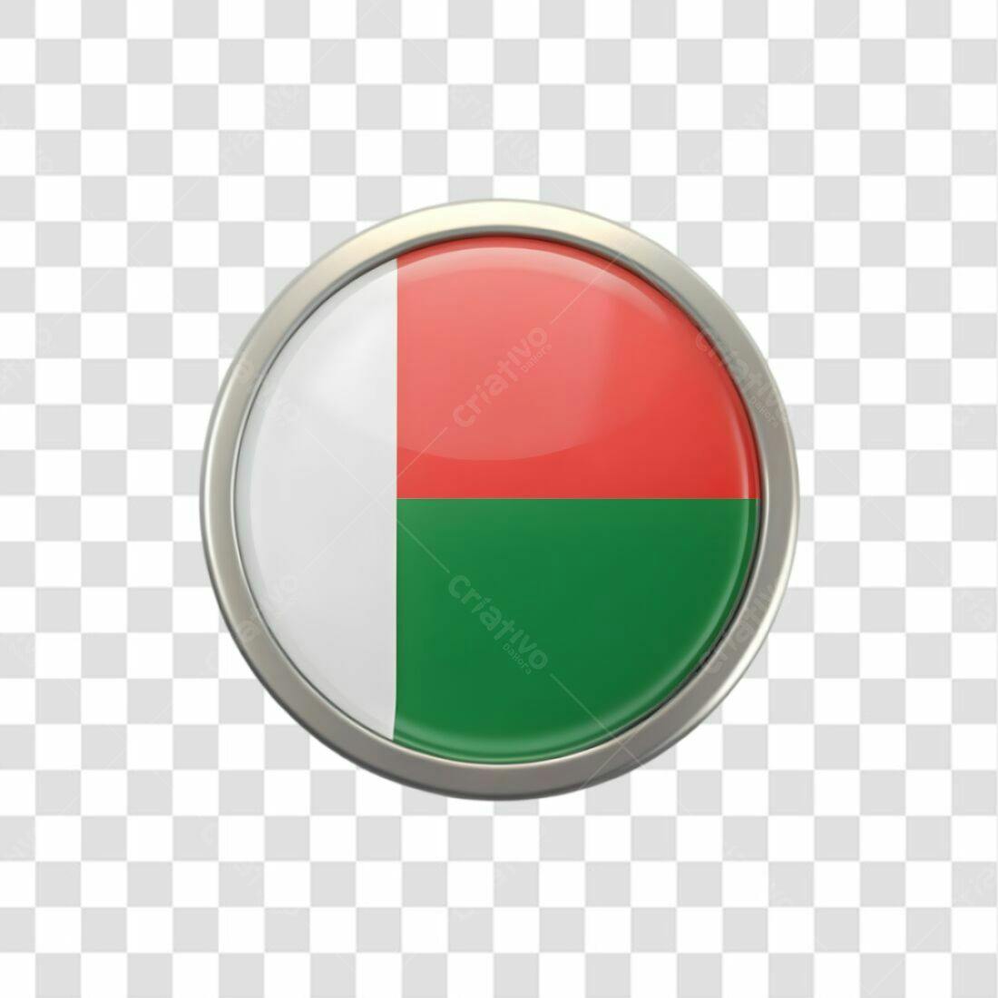 Ícone Bandeira Madagascar PNG com fundo transparente