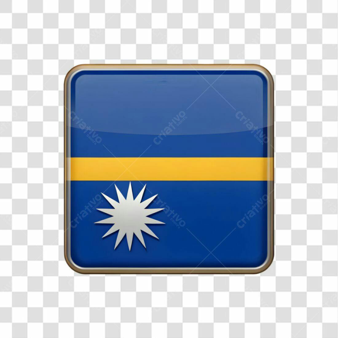 Icone Nauru PNG com fundo transparente