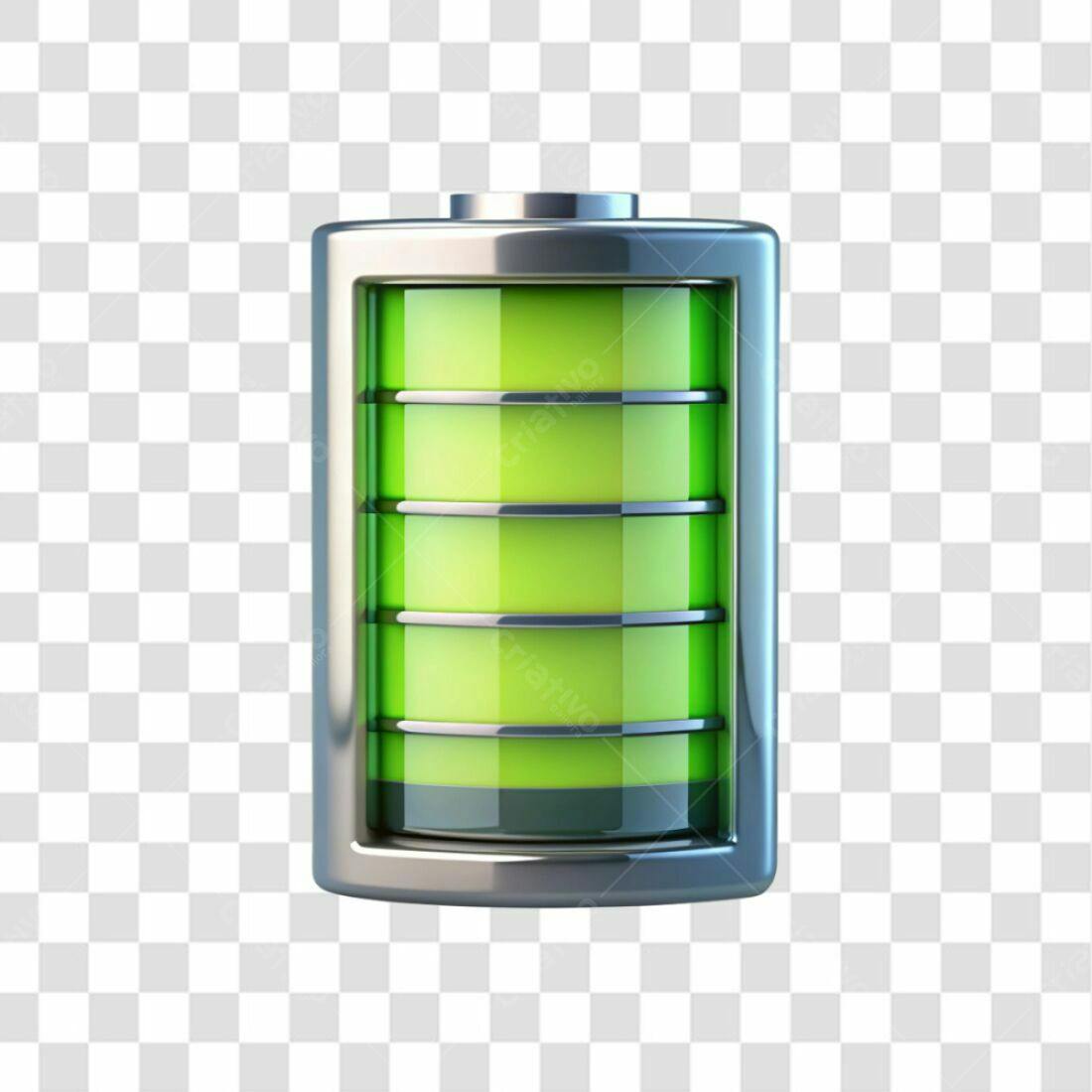 Ícone Bateria Carregada PNG com fundo transparente