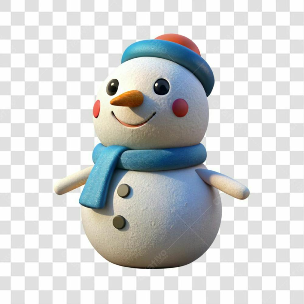 Cute Snowman Character 1