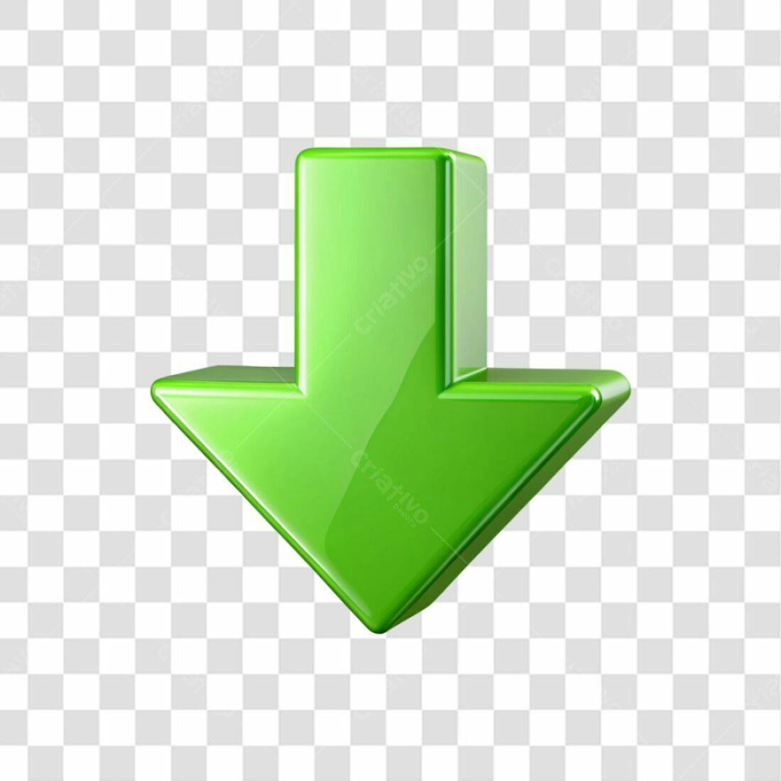 Icone Seta Verde Baixar PNG com fundo transparente