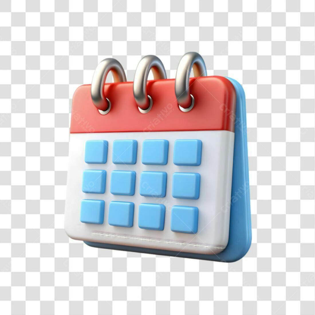 Icone Calendário PNG com fundo transparente