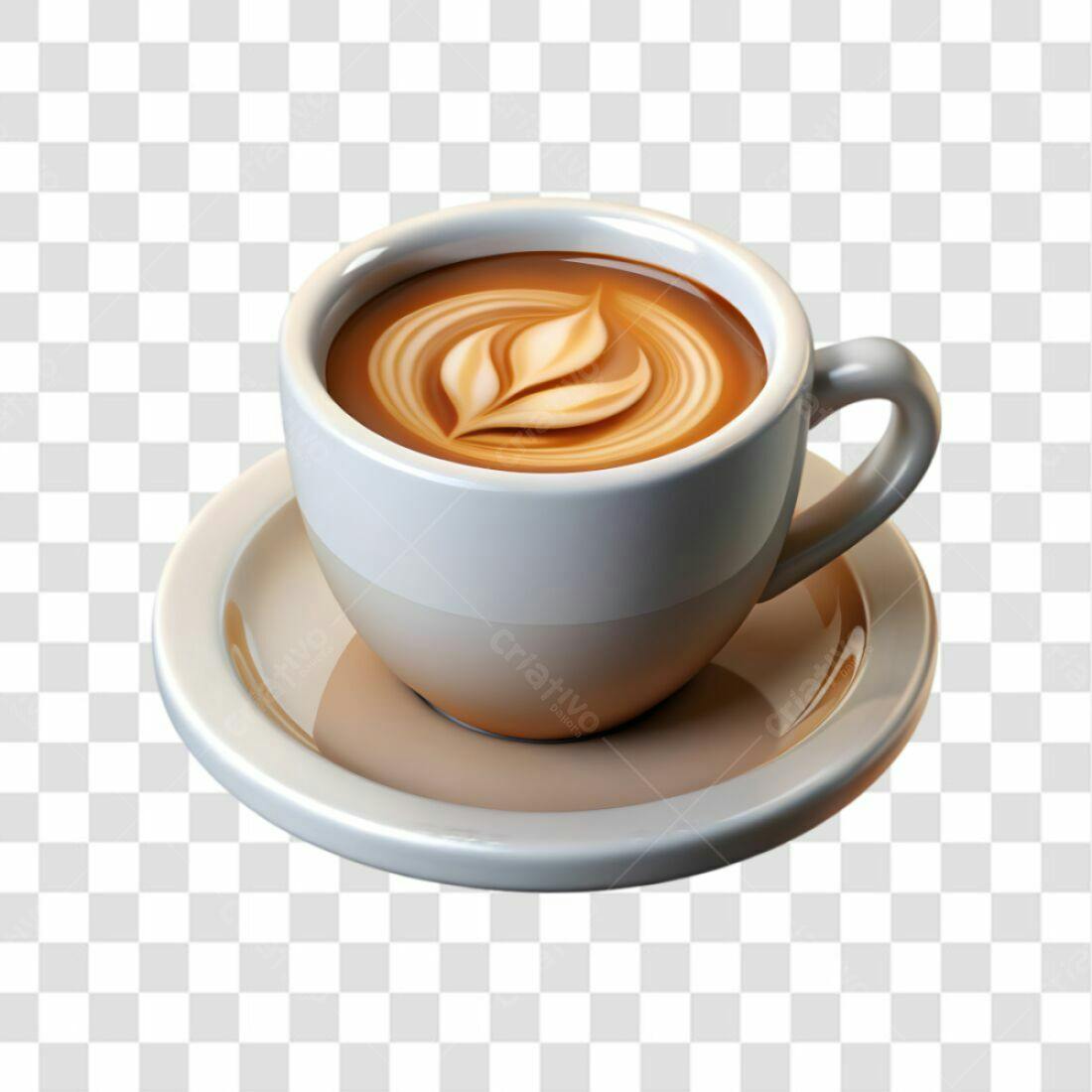 Icone Café Latte PNG com fundo transparente