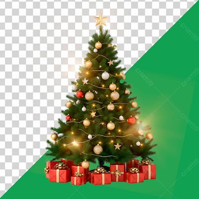 Elemento 3D Arvore De Natal Para O Natal