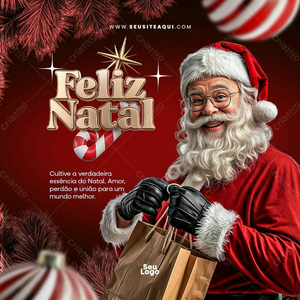 Feed Quadrado Feliz Natal 06