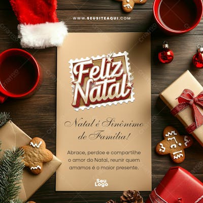 Feed Quadrado Feliz Natal 08