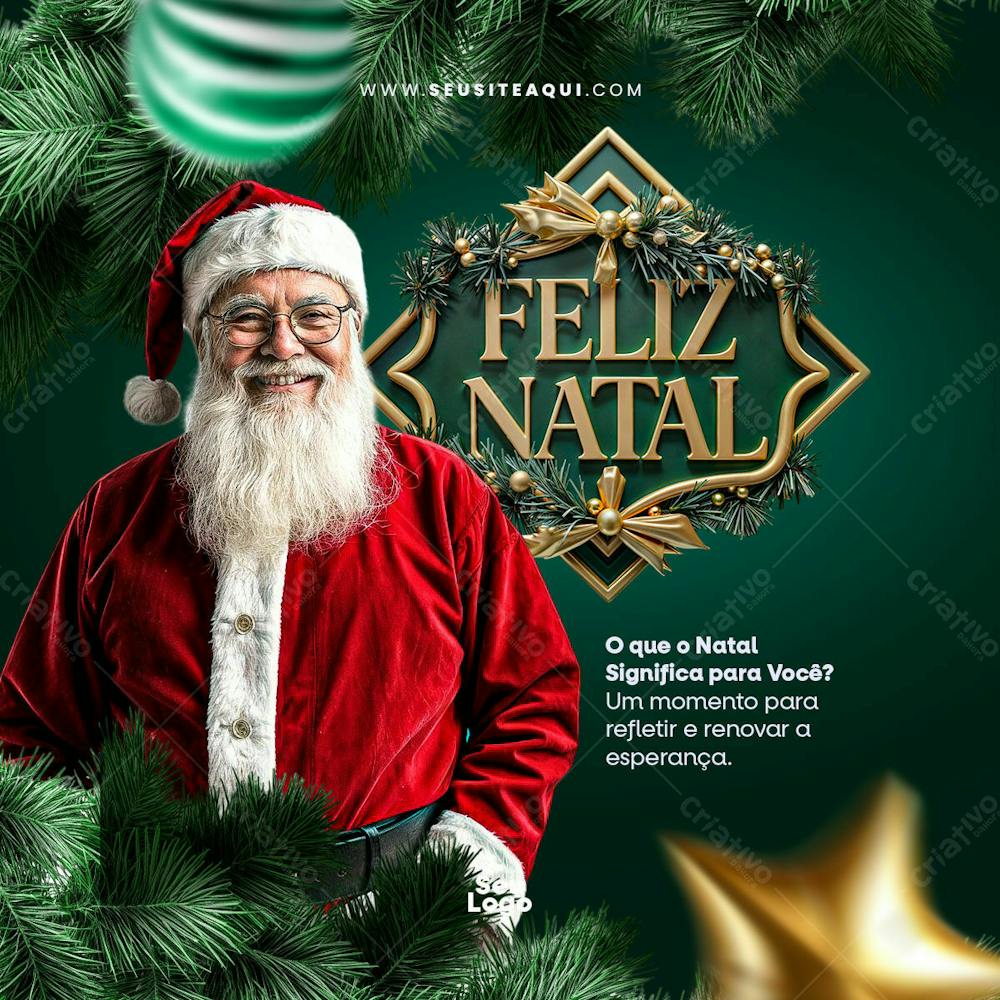 Feed Quadrado Feliz Natal 10