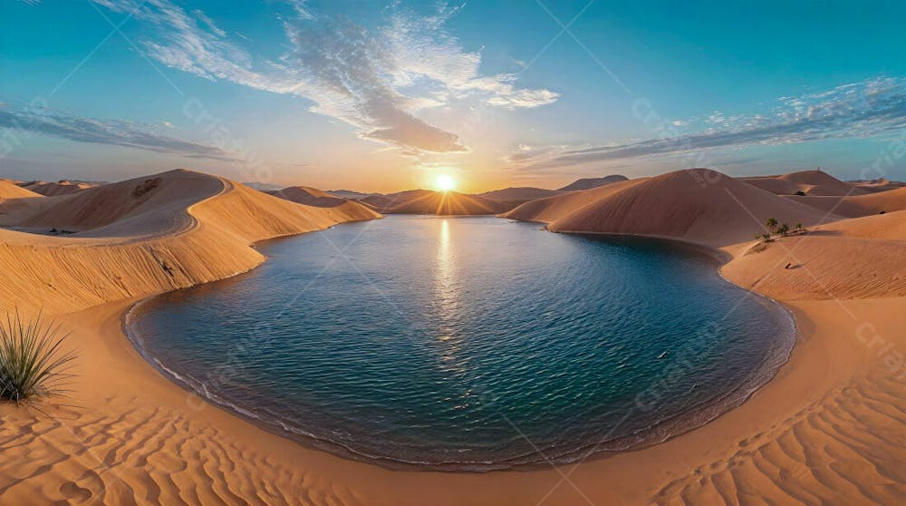 Lençóis Maranhenses Lindo Pôr Do Sol